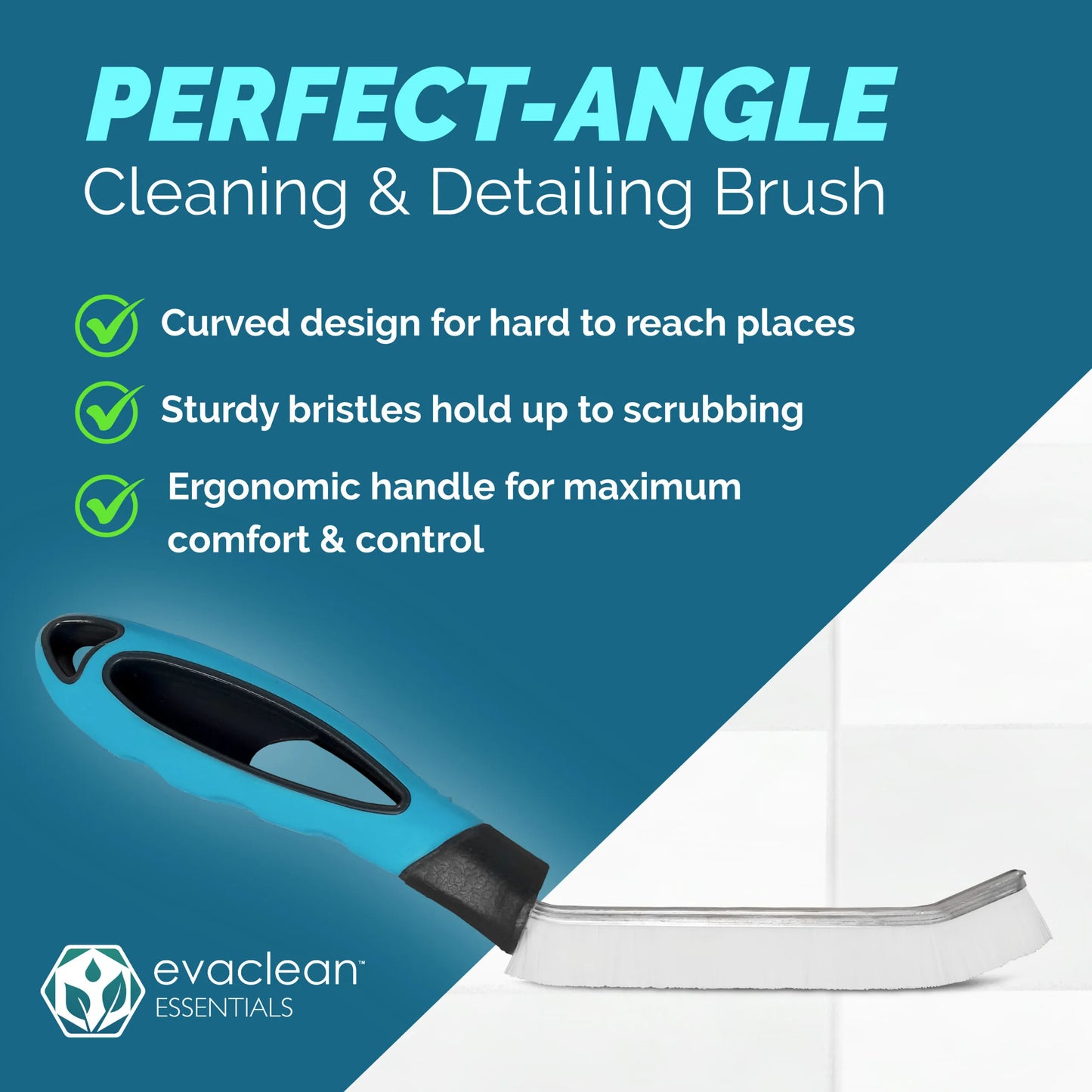 Perfect-Angle Grout & Utility Brush