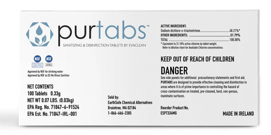 Multipurpose Sanitizing Tablets – 334 mg Tablets