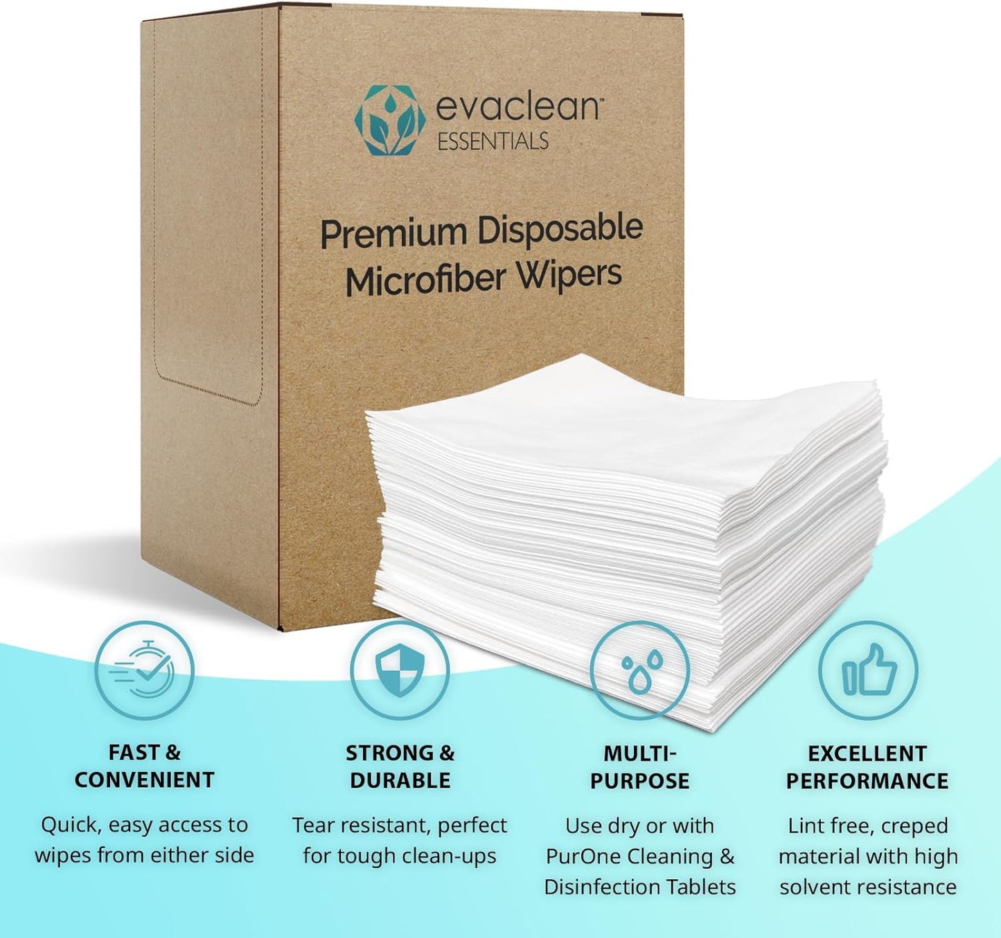 Extra Large Disposable Microfiber Wipes