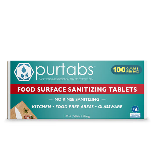 334mg Sanitizing Tablets for Food Contact Surfaces