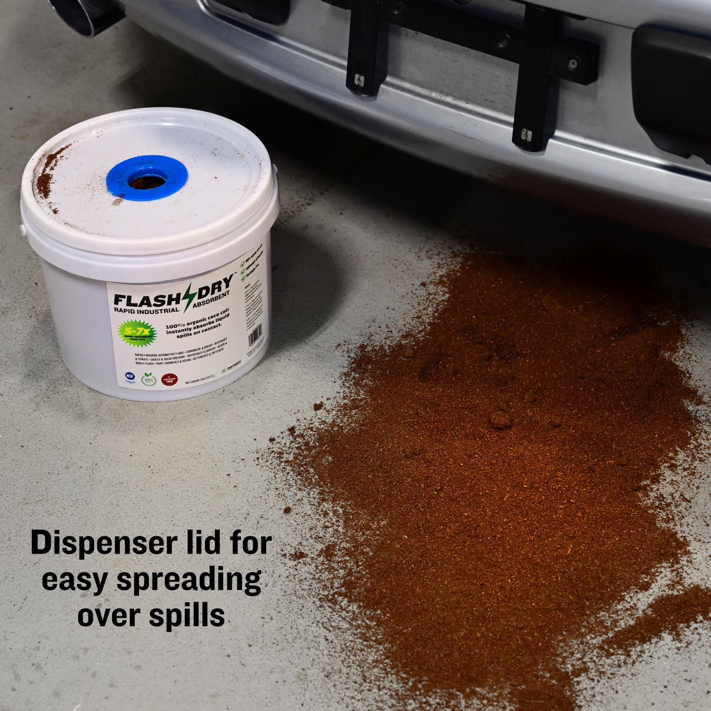 Coir Absorbent - Dispenser Top