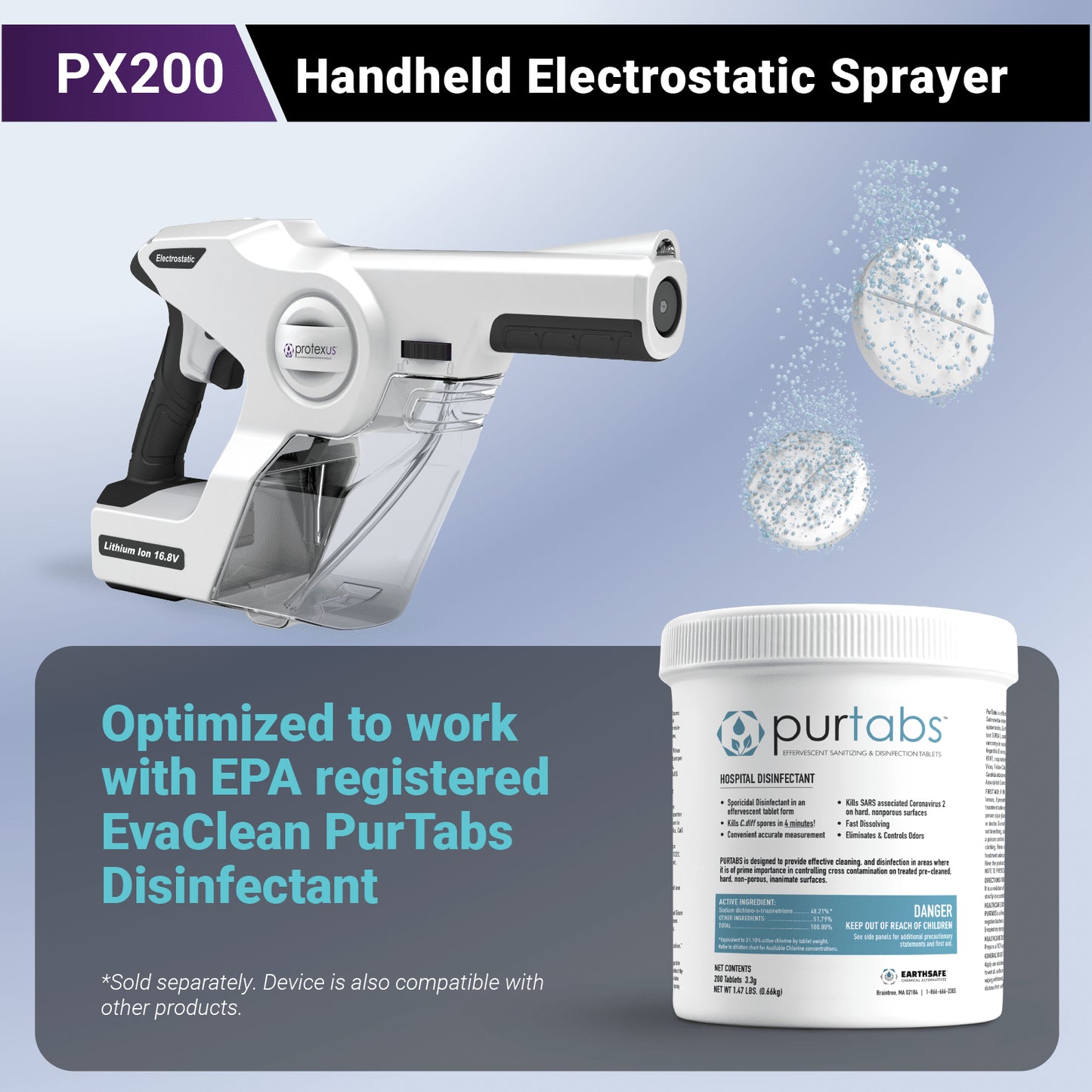 Protexus 200 Handheld Electrostatic Sprayer