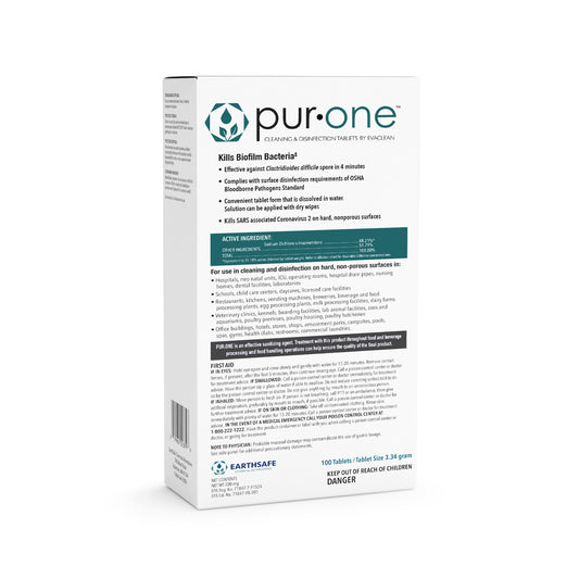 PurOne Multipurpose Cleaning & Disinfection Tablets – 3.3 Gram Strip Pack