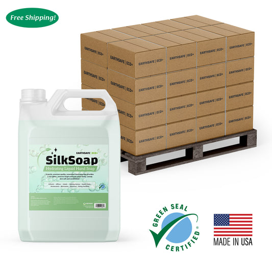 EarthSafe Eco+ SilkSoap: Hydrating Liquid Hand Soap - Pallet