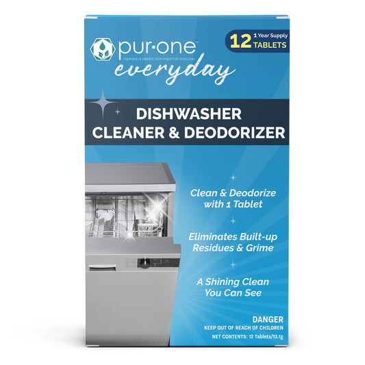 PurOne Dishwasher Cleaner and Deodorizer (12 Tablets)