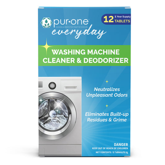 PurOne Washing Machine Cleaner and Deodorizer (12 Tablets)