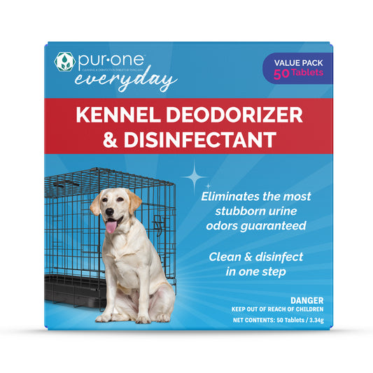 PurOne Kennel  Cleaner Disinfectant and Deodorizer (50 Tablets)