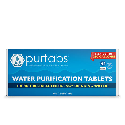 PurTabs 334 mg  Water Purification Tablets (100 Tablets)