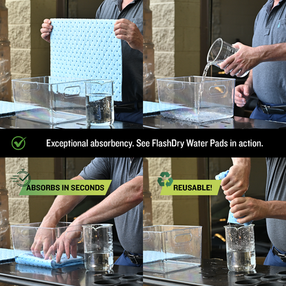 Water Absorbent Spill Pads