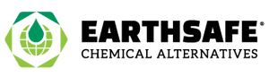 Green Earthsafe logo with “Earthsafe Chemical Alternatives” text representing eco-friendly cleaning solutions brand